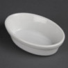 Balti ovalūs patiekalai 145 x 104 mm - 6 vnt. - Olympia - Fourniresto