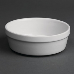 Apatiniai patiekalai su baltu apdailos rėmu, Ø 137 mm - 6 vnt. - Olympia - Fourniresto