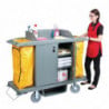 Cleaning Cart with Polypropylene Doors - Jantex