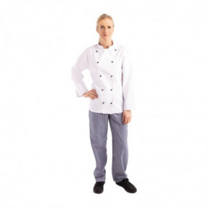 Virtuvės kombinezonas Chicago su ilgomis rankovėmis, baltas, dydis L - Whites Chefs Clothing - Fourniresto