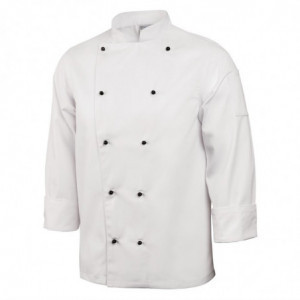 Virtuvės kombinezonas Chicago su ilgomis rankovėmis, baltas, dydis L - Whites Chefs Clothing - Fourniresto
