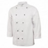 Virtuvės kombinezonas Chicago su ilgomis rankovėmis, baltas, dydis S - Whites Chefs Clothing - Fourniresto
