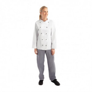 Virtuvės kombinezonas Chicago su ilgomis rankovėmis, baltas, XL dydis - Whites Chefs Clothing - Fourniresto
