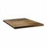 Stalo plokščio kvadratinis stalviršis Classic Line Atacama vyšnių spalvos - L 700 x 700 mm - Topalit