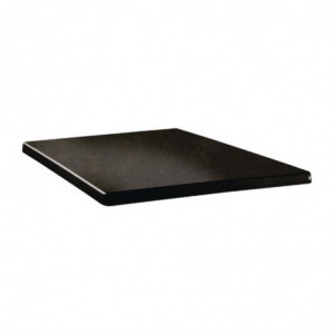 Stalo plokščių kvadratinis stalviršis Classic Line Cyprus Metal - 700 x 700 mm - Topalit