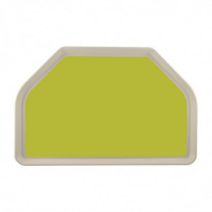 Patiekalų serviravimo stalčius iš poliesterio trapezo formos GN 500x325 mm žalias - Roltex - Fourniresto