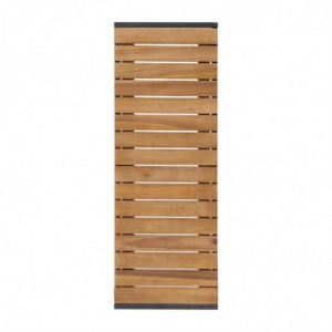 Plieniniai suolai iš akacijos medžio, 100 cm - 2 vnt. - Bolero - Fourniresto
