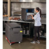EPP priekinio įkrovimo konteineris 600 x 400 mm be slydinių - 155 l - Cambro