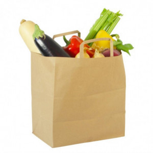Dideli perdirbami kompostuojami popieriniai maišai - P 250 mm - 250 vnt. - Vegware