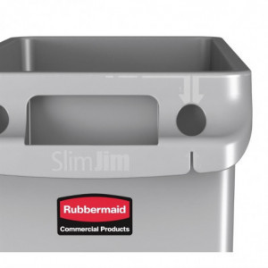 Plastikinis "Slim Jim" surinkėjas - 60 l - Rubbermaid