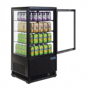 Vitrina Šaldytuvas Teigiama Juoda Serija C - 68 L - Polar