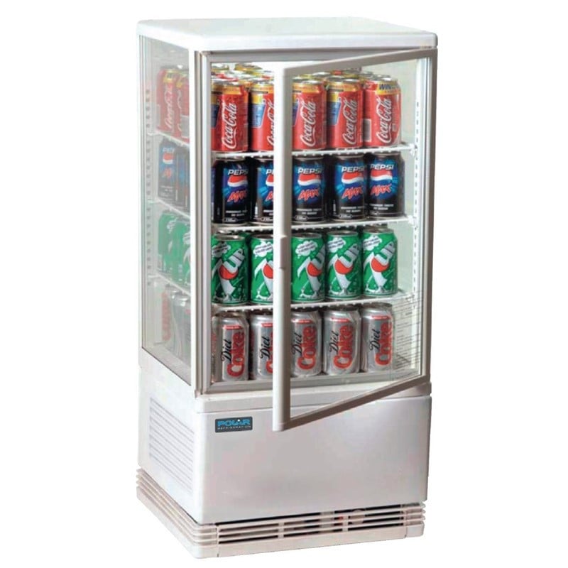 Vitrine Réfrigérée Blanche Série C - 68 L - Polar Vitrine Réfrigérée Blanche Série C - 68 L - Polar