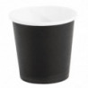 Vienkartiniai juodi espresso kavos puodeliai - 120 ml - 50 vnt. - Fiesta