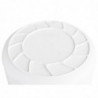 Baltas apvalus konteineris 76 l - Vogue - Fourniresto