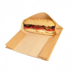 Panini kraft kompostuojami paketai - 500 vnt. - Vegware
