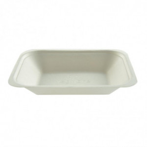 Bulvinukų dėžutės iš cukranendrių pluošto - P 175 mm - 500 vnt. - Vegware
