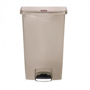Šiukšliadėžė su pedalais Slim Jim Beige- 68L - Rubbermaid