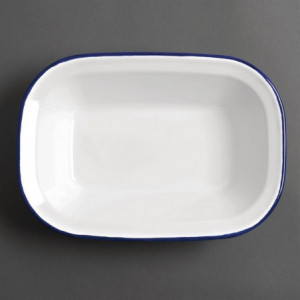 Patalynės lėkštė emaliuotu plieniniu paviršiumi 280x190x55 mm - 6 vnt. - Olympia - Fourniresto