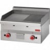 Plancha Dujinė Plokštė Pusiau Lygi Pusiau Gofruota - L 600 x P 600mm - Gastro M