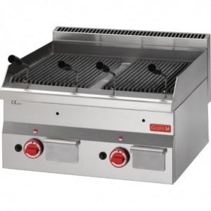 Grill Pierre De Lave Gaz-P 600mm - Gastro M