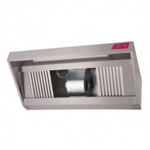 Complete stainless steel hood 1500 x 900 x 450mm - Gastro M - Fourniresto
