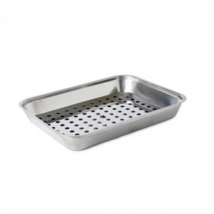 Mėsos indas iš nerūdijančio plieno 410x310x55 mm - FourniResto - Fourniresto