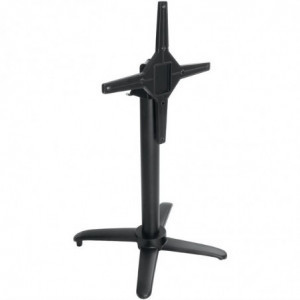 Stalo koja suveržiamas juodas aliuminio - L 480 mm - Bolero