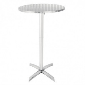 Mange-debout inox plateau basculant 600mm  - Bolero - Fourniresto