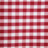 Nappe carrée à carreaux rouges en polyester 1320 x 1320mm - Mitre Essentials - Fourniresto