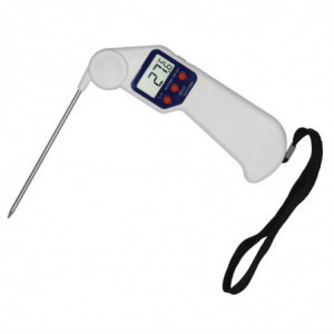 Thermomètre À Sonde Pliable Easytemp Blanc - Hygiplas - Fourniresto