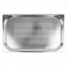Gastronorm stainless steel perforated tray GN 1/1 150mm - Vogue - Fourniresto