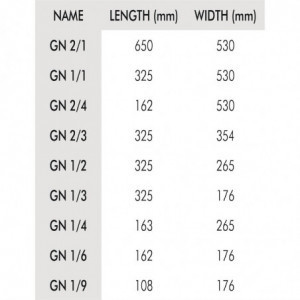 Bac Gastronorme inox GN 1/2 100mm - Vogue - Fourniresto