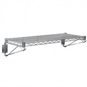 Sieninis lentynas metalinis L 1220 x G 360 mm - Vogue