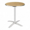 Folding wooden table top Ø 60 cm - Bolero - Fourniresto