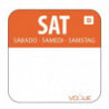 Soluble Labels for Food "Saturday" - Box of 1000 - Vogue