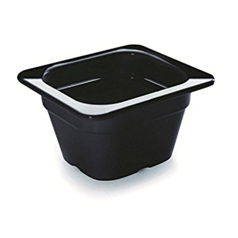 Bakas Gastro Melaminis Juodas GN 1/6 - Aukštis 65 mm - Lacor