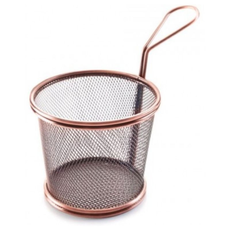 Conical Stainless Steel Bronze Basket - Ø 12 cm - Lacor Conical Stainless Steel Bronze Basket - Ø 12 cm - Lacor