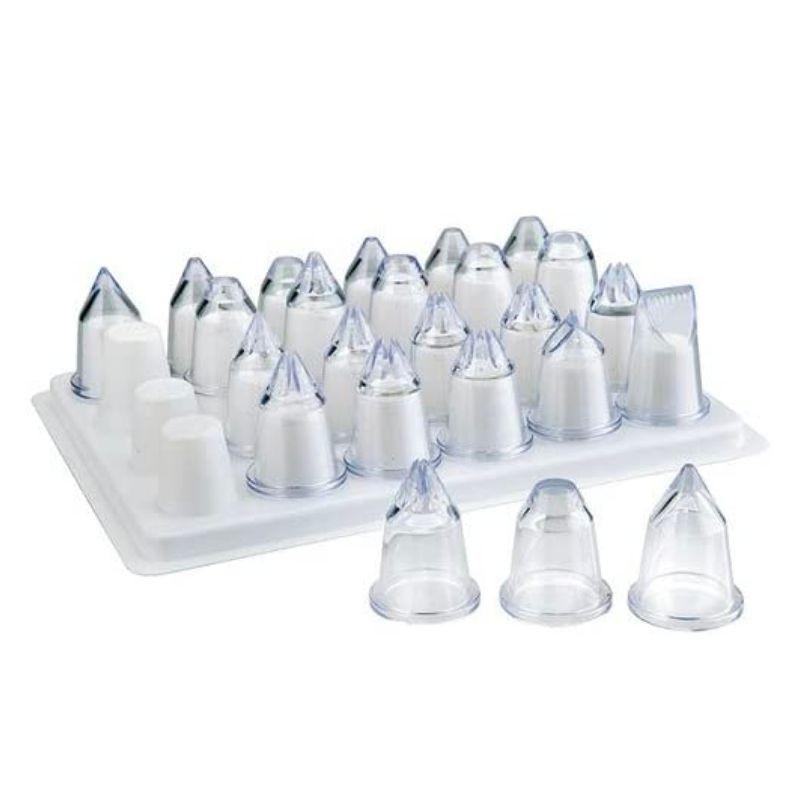 Set De 24 Douilles De Décoration En Acrylique - Lacor Set De 24 Douilles De Décoration En Acrylique - Lacor