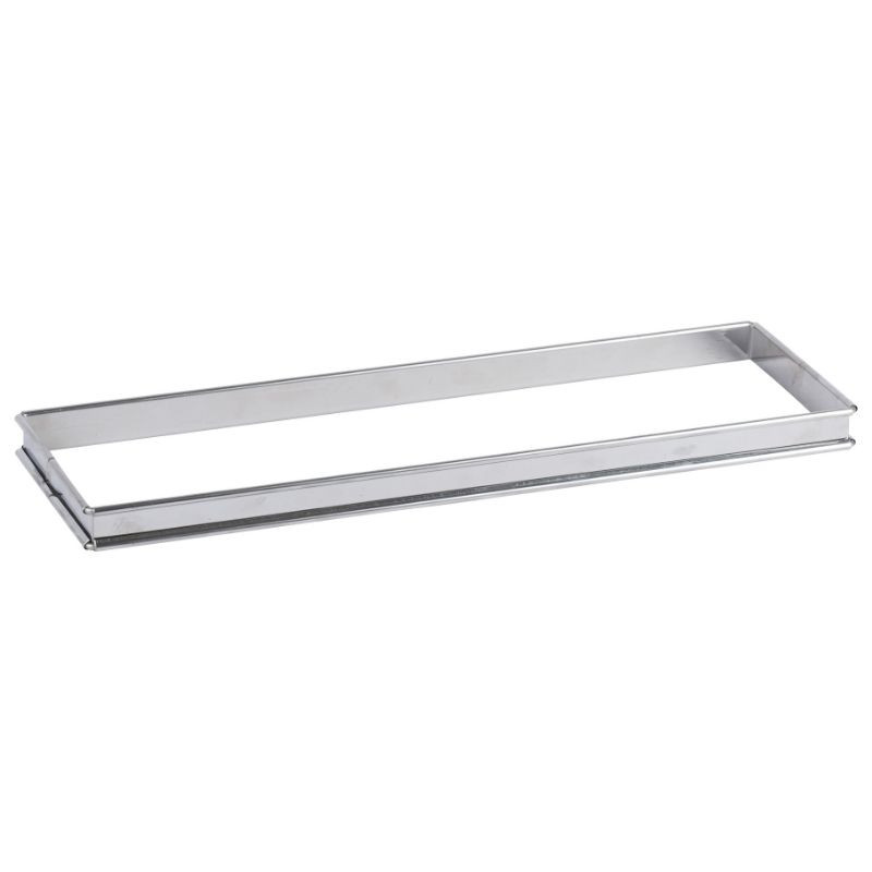 Rectangular Stainless Steel Tart Flan - 350 x 110 mm - TELLIER Rectangular Stainless Steel Tart Flan - 350 x 110 mm - TELLIER