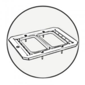 Forma termosu sandėliavimo aparato VG 600 ir 800 - GN 1/4 - LAVEZZINI