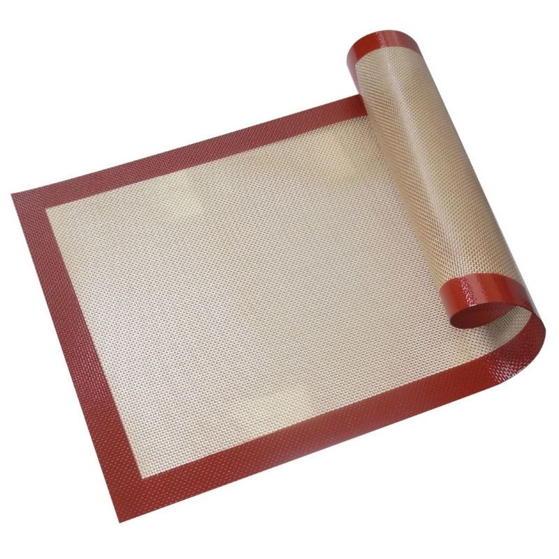 Tapis de Cuisson Toile de Verre et Silicone - 300 x 400 mm - Tellier Tapis de Cuisson Toile de Verre et Silicone - 300 x 400 mm - Tellier