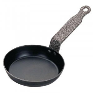 Blynų keptuvė mėlyna plieninė - Ø 120 mm - De Buyer