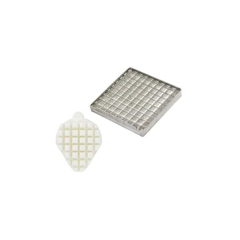 Peilis ir stumdomasis įrankis bulvytėms pjaustyti - 20 x 20 mm Peilis ir stumdomasis įrankis bulvytėms pjaustyti - 20 x 20 mm