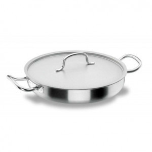 Plokščias apvalus su dangčiu - Chef Classic - ø 32 cm