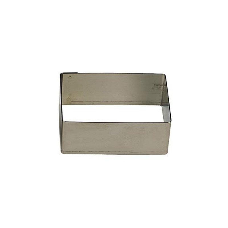 Stainless Steel Rectangle Cookie Cutter - 100 x 30 x 30 mm Stainless Steel Rectangle Cookie Cutter - 100 x 30 x 30 mm