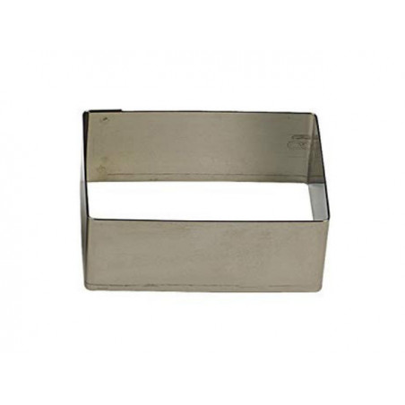 Stačiakampis nerūdijančio plieno formelė - 100 x 30 x 30 mm