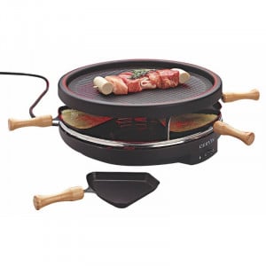 Raclette ir grilio aparatas - 6 keptuvėlės