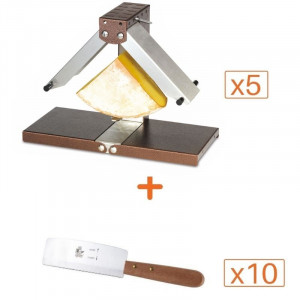Pakuokite Brezières ir Raclette peilius.