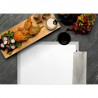 Baltas celiozės stalo padėklas - 400 x 300 mm - 2000 vnt.
