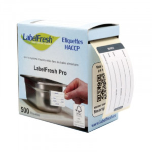 Traukos etiketė LabelFresh Pro - Antradienis - 70 x 45 mm - 500 vnt. - LabelFresh